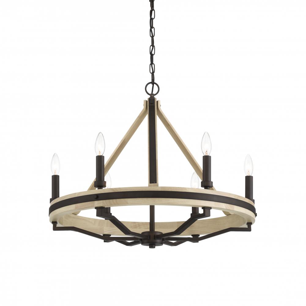 Sonoma 26.25" 6-Light Chandelier