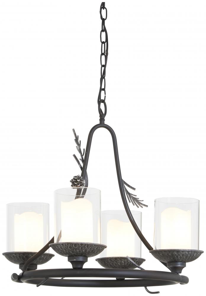 PONDEROSA RIDGE - 4 LIGHT CHANDELIER
