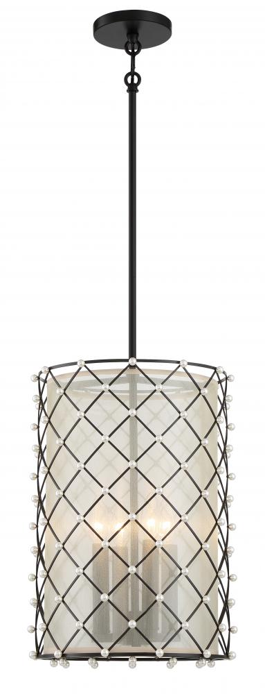 SHEER ELEGANCE - 4 LIGHT PENDANT
