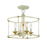 Minka-Lavery 1049-701 - 4 LIGHT SEMI FLUSH