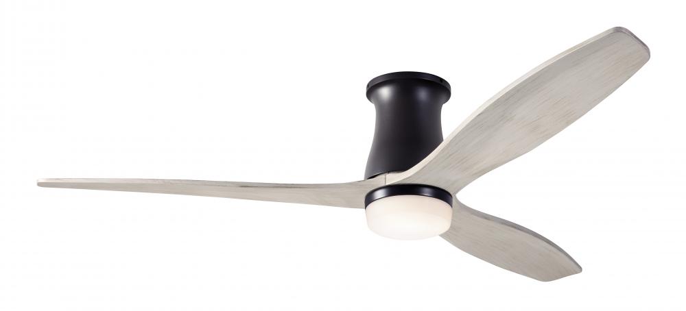 Arbor Flush DC Fan; Dark Bronze Finish; 54" Whitewash Blades; 17W LED; Remote Control