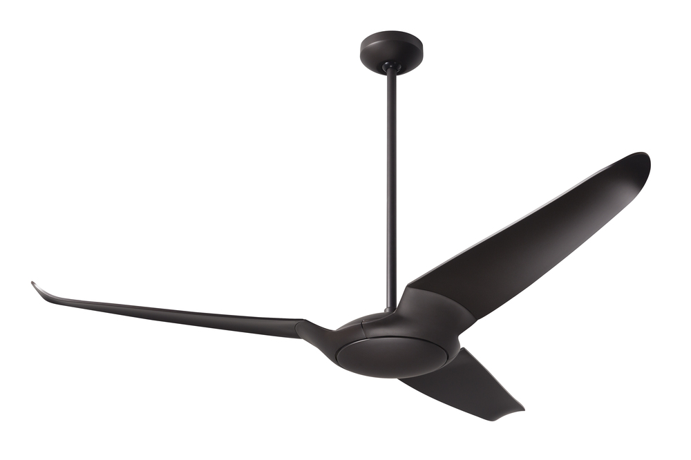 IC/Air (3 Blade ) Fan; Dark Bronze Finish; 56" Nickel Blades; No Light; Remote Control