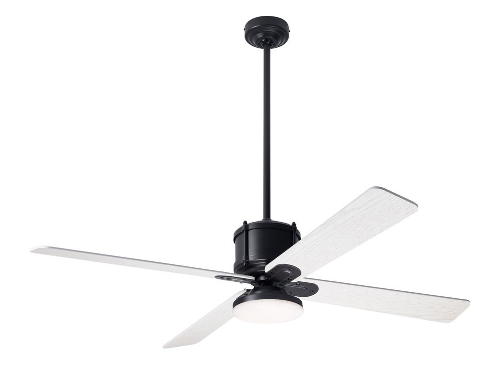 Industry DC Fan; Dark Bronze Finish; 50" Whitewash Blades; 20W LED Open; Remote Control