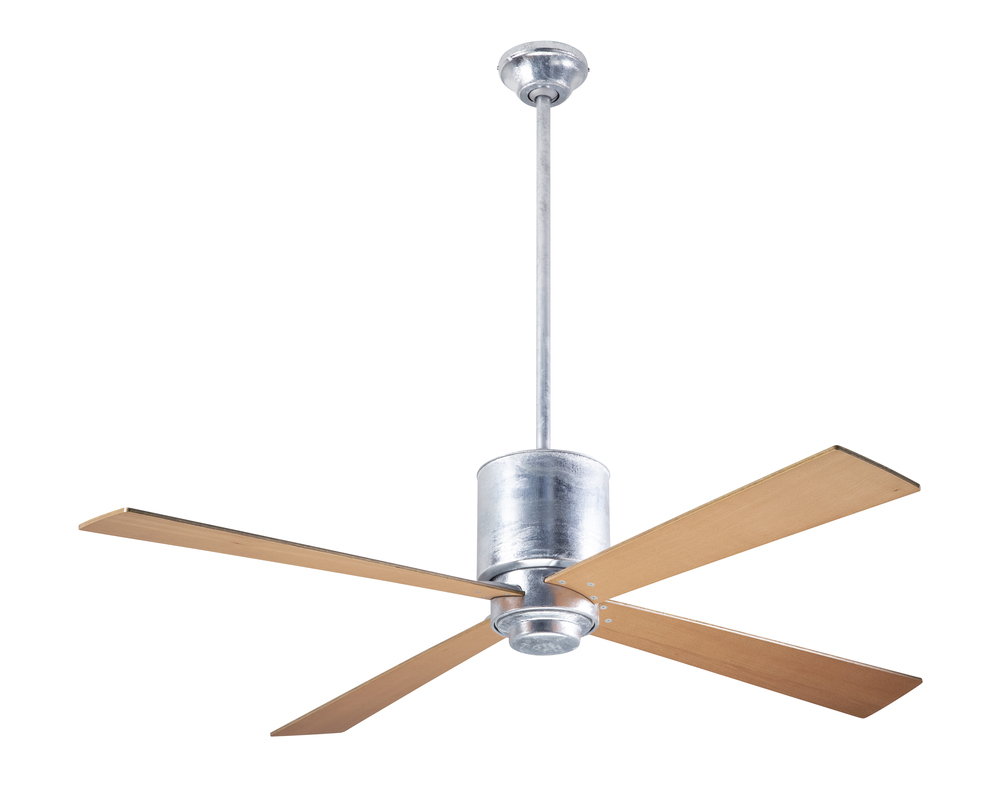 Lapa Fan; Galvanized Finish; 50" Maple Blades; No Light; Fan Speed Control