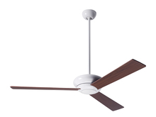 Modern Fan Co. ALT-GW-42-MG-NL-001 - Altus Fan; Gloss White Finish; 42" Mahogany Blades; No Light; Fan Speed Control