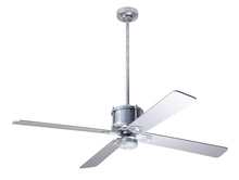 Modern Fan Co. IND-GV-50-SV-NL-RC - Industry DC Fan; Galvanized Finish; 50" Silver Blades; No Light; Remote Control