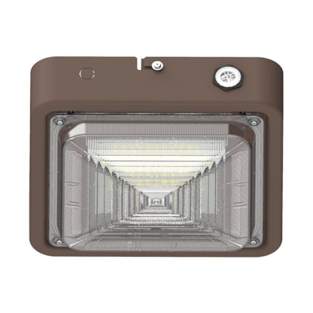 BUILDER SERIES INDOOR SQ CANOPY LIGHT SELECTABLE 10/20/30W 30/40/50K WITH EM, BRZ