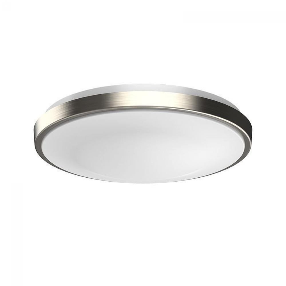 13in LED SINGLE RING FLUSH MOUNT 20W 1500LM 5CCT 27/30/35/40/50K 120V R80 DIM ES, ETL, FCC, BN