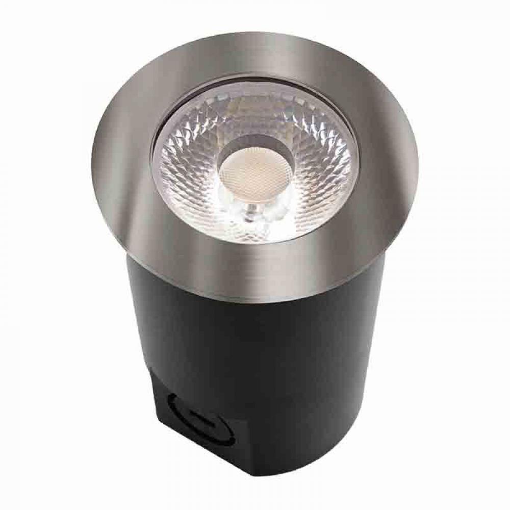 INTEGRATED LED INGROUND LIGHT 12-24V AC/DC 3W 30K - BRUSHED NICKEL