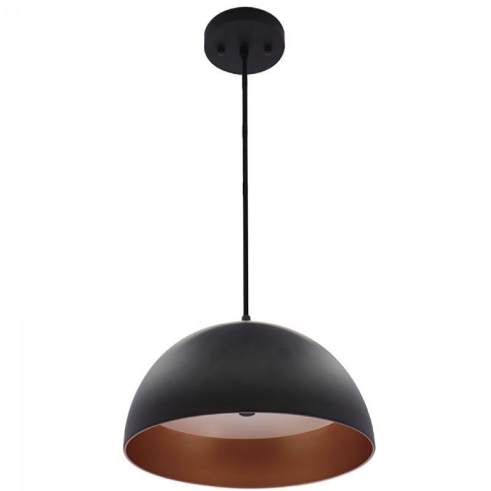 20in INTEGRATED LED MODERN DOME PENDANT 40W 2250LM C90 5CCT 27/30/35/40/50K BK/GLD