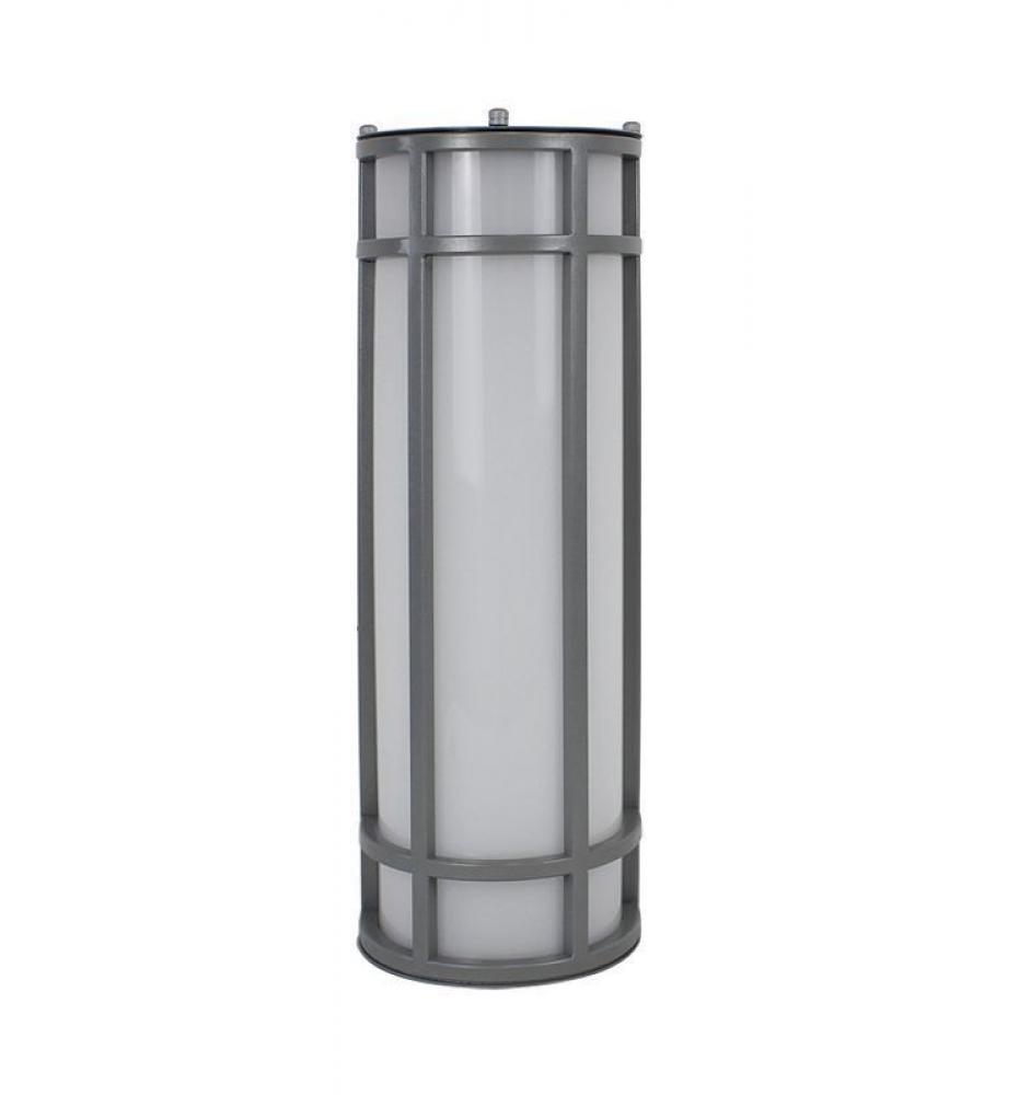 18in OUTDOOR SCONCE 20W 1500LM CRI80, 30/40/50K SELECTABLE - GRAY