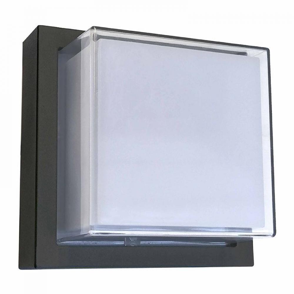 OUTDOOR IP65 DOUBLE LENS 12W 120V 650LM CRI90 SELECT 30/40/50K ES T24, BLACK (7.7 pack)