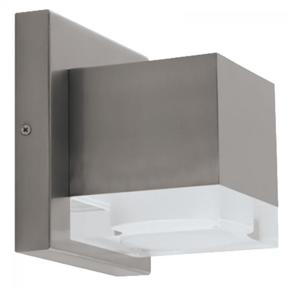 DECORATIVE OUTDOOR WALL LIGHT, SOLID ACRYLIC, 1-SIDE, 10W TUNE 30/40/50K C90, BN