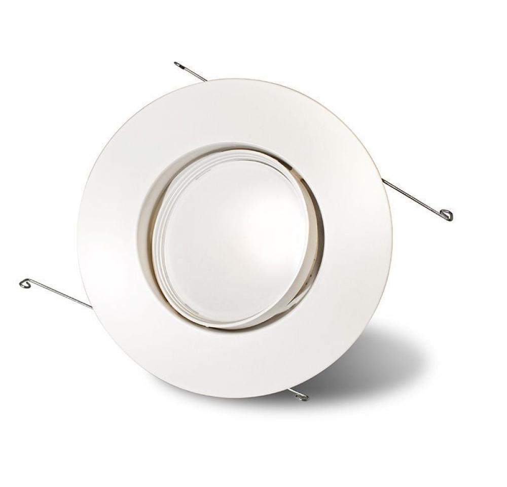 6" ADJUSTABLE LED DOWNLIGHT, CRI90, 12W, 900 LUMENS, DIMMABLE, 4100K, E26 ADAPTER INCLUDE...