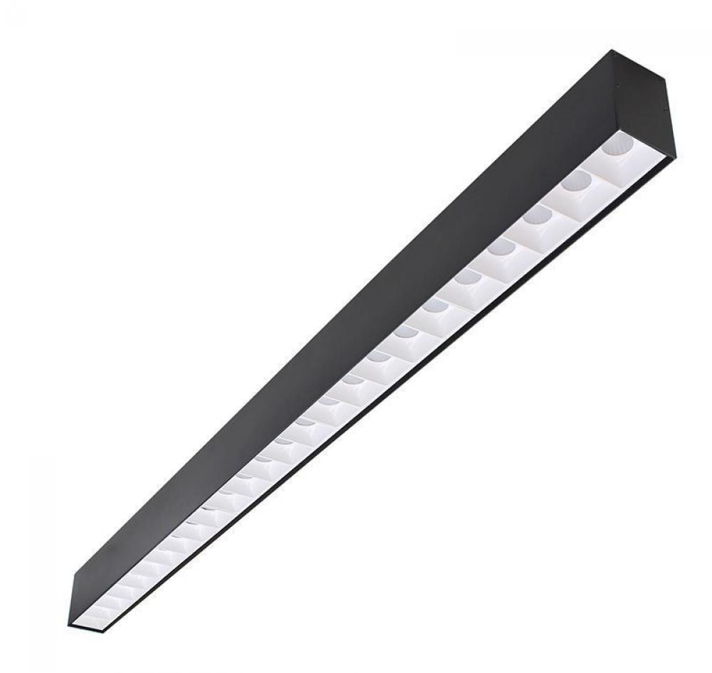 4FT 2in MICRO OPTIC LINEAR LIGHT, 40W 4000LM 3CCT 35/40/50K, BLK/WHT