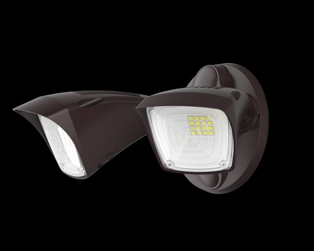 2 x 10W LAMPS, 1300LM, 3000K WW, BRONZE HOUSING, W/ 100Ã‚Âº BEAM