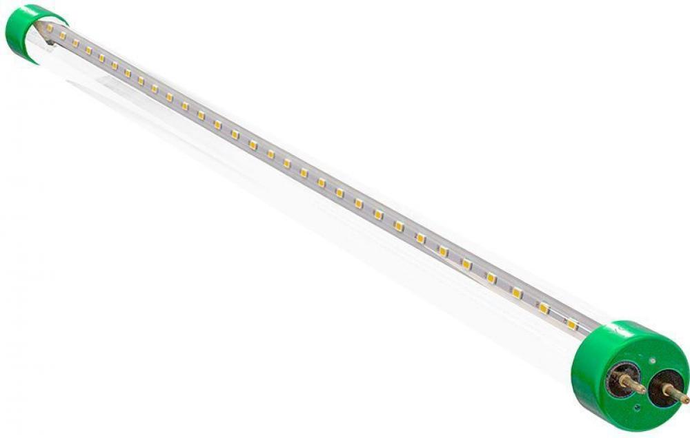 LED T8 2FT , 10W , 1200 LM , 3500K , CLEAR GLASS , TYPE A+B UL LISTED , DLC , NON DIMMABLE