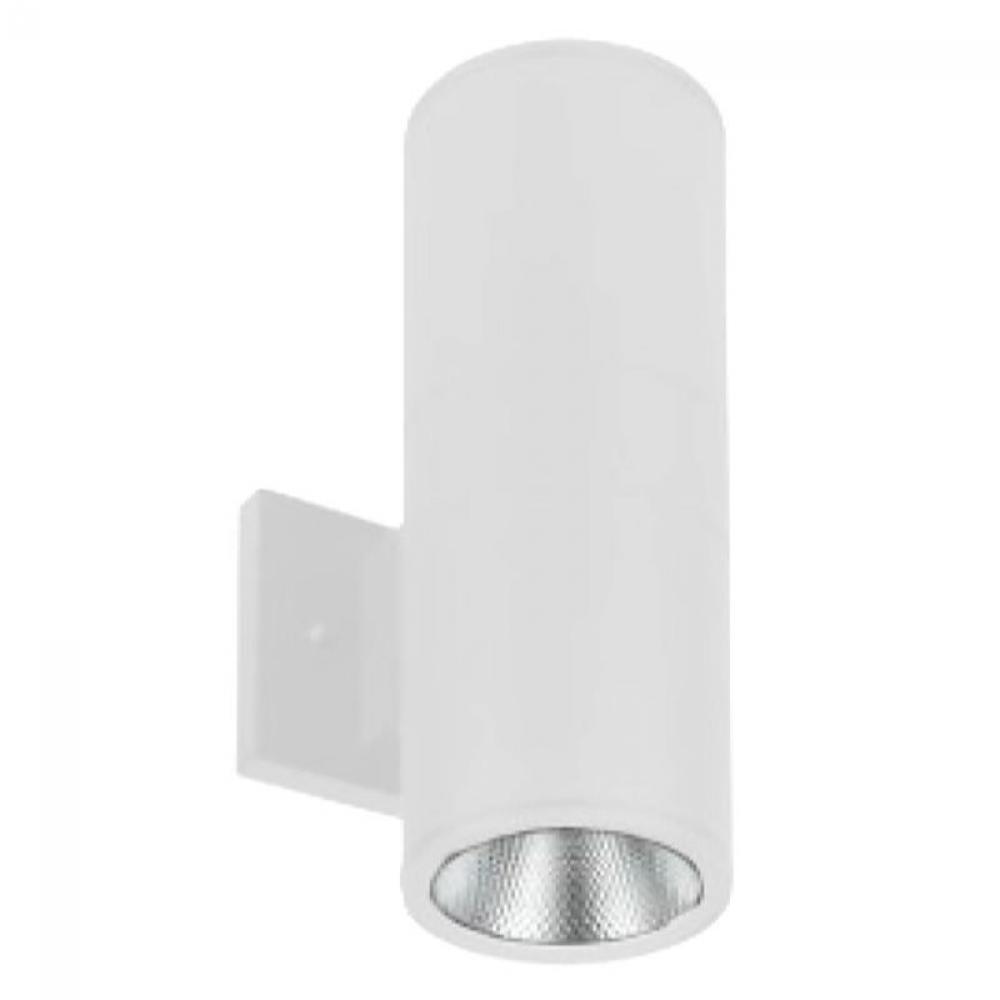 4in CYLINDER UP/DOWN 24W RGBW WHITE TUNING AND RGB APP CONTR., WHT