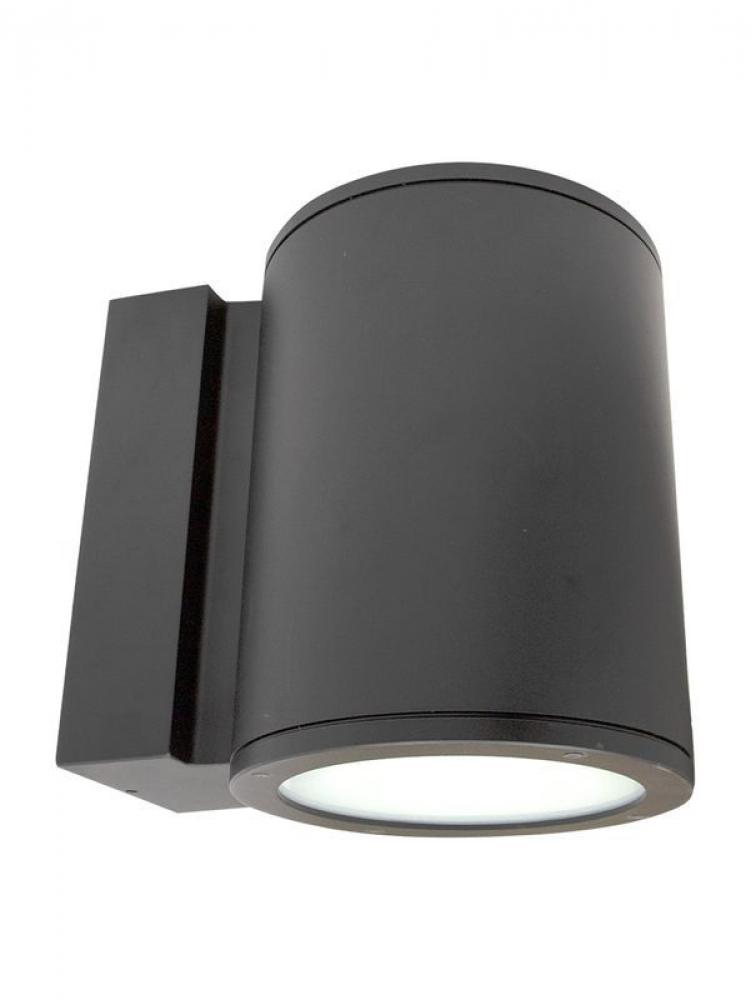 8in WALL CYL. DOWN LIGHT 40W 30K/40K/50K 0-10V - BLACK