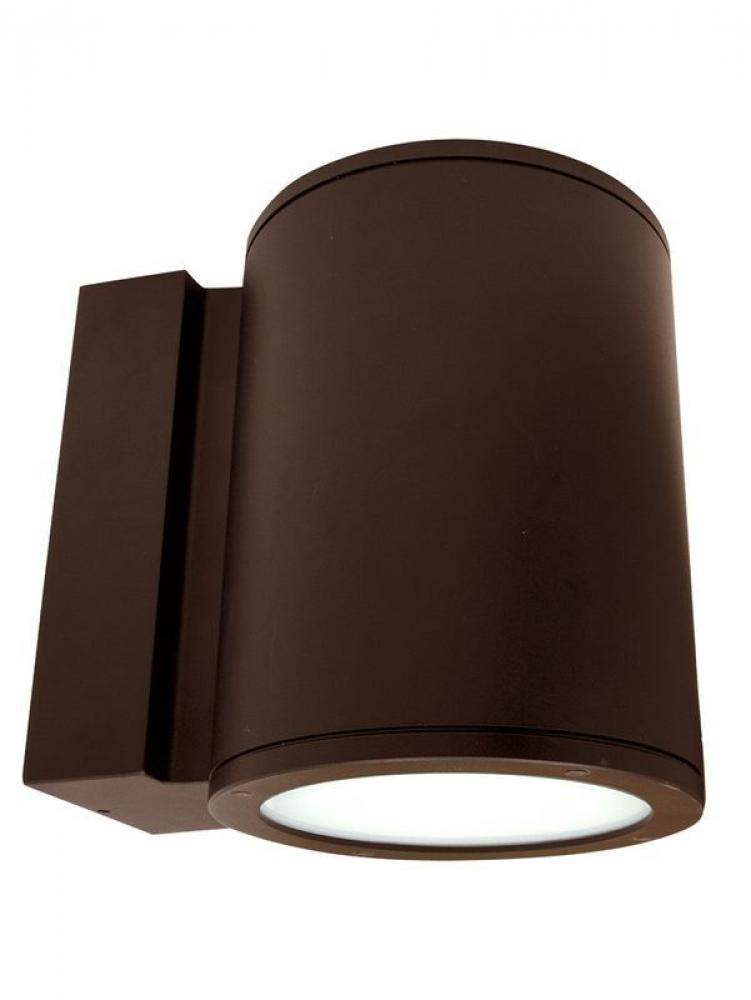 8in WALL CYL. UP/DOWN LIGHT 40W 30K/40K/50K 0-10V - BRONZE