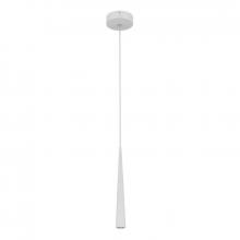 Westgate MFG C3 LCFT-MCTP-WH - CONE-SHAPE PENDANT CYLINDER 16in X 2", 5FT CORD, SELECT 3/6/9W, 30/40/50K, 0-10V OR TRIAC, DAMP