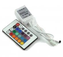 Westgate MFG C3 LEDR-CTRL-24K - RGB Controller, 24K Remote 30FT, 12V-72W Max, 24V-144W Max ..