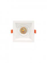 Westgate MFG C3 LRD-10W-50K-WTM1-WH - LED RECESSED LIGHT WITH 1 SLOT WHITE TRIM