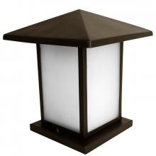 Westgate MFG C3 PML-S-MCT-ORB - SMALL PIER-MOUNT 6in BASE 9in HEIGHT, 12W 30/40/50K OIL-RUBBED BRONZE