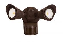 Westgate MFG C3 SL-20W-50K-BZ-P - LED SECURITY LIGHTS WITH PIR SENSOR, 120VAC, 180Ã‚Â° SENSOR, 100Ã‚Â° BEAM ANGLE (120Ã‚Â° 28W)