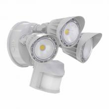 Westgate MFG C3 SL-30W-MCT-WH-P - 30W 3CCT 30/40/50K WHITE 3-HEADS SECURITY LIGHT - WITH MOTION SENSOR