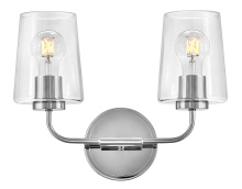 Lark 853452CM-CL - Small Two Light Vanity