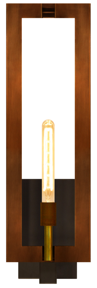 The CopperSmith Biltmore Collection Aurora 28" Tall Copper Electric Wall Mount Outdoor LT Lanter