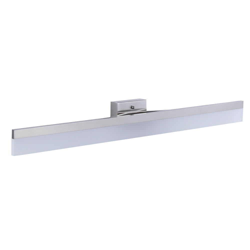 Kori 36" Linear Edge-Lit Ribbon Vanity, Brushed Nickel
