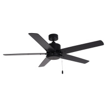 RP Lighting Plus Fans 1065MBK-MBK - Aldea V 52" 5 Blade Indoor Ceiling Fan