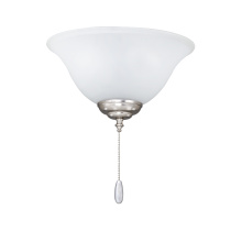 RP Lighting Plus Fans 1RP18BN-ES - 12" Wide Single Ceiling Light Kit with Alabaster Glass
