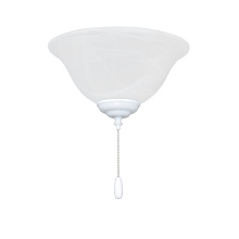 RP Lighting Plus Fans 1RP18WW-SG-ES - 12" Wide Single Ceiling Light Kit with Satin Glass