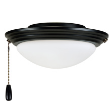 RP Lighting Plus Fans 1RP8MBK-ES - 10-3/4" Wide Single Ceiling Fan Light Kit