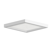 RP Lighting Plus Fans 8548WH-90-3K - Helmsley 6" Low Profile Square Ceiling Light, Wet Listed