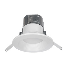 RP Lighting Plus Fans 8775WH-90-3K - Dexter 4” IC Rated, LED Retrofit & New Construction J-Box Downlight
