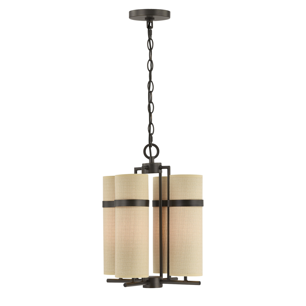 Weston 4-Light Chandelier in Mediterranean Bronze by Dann Foley