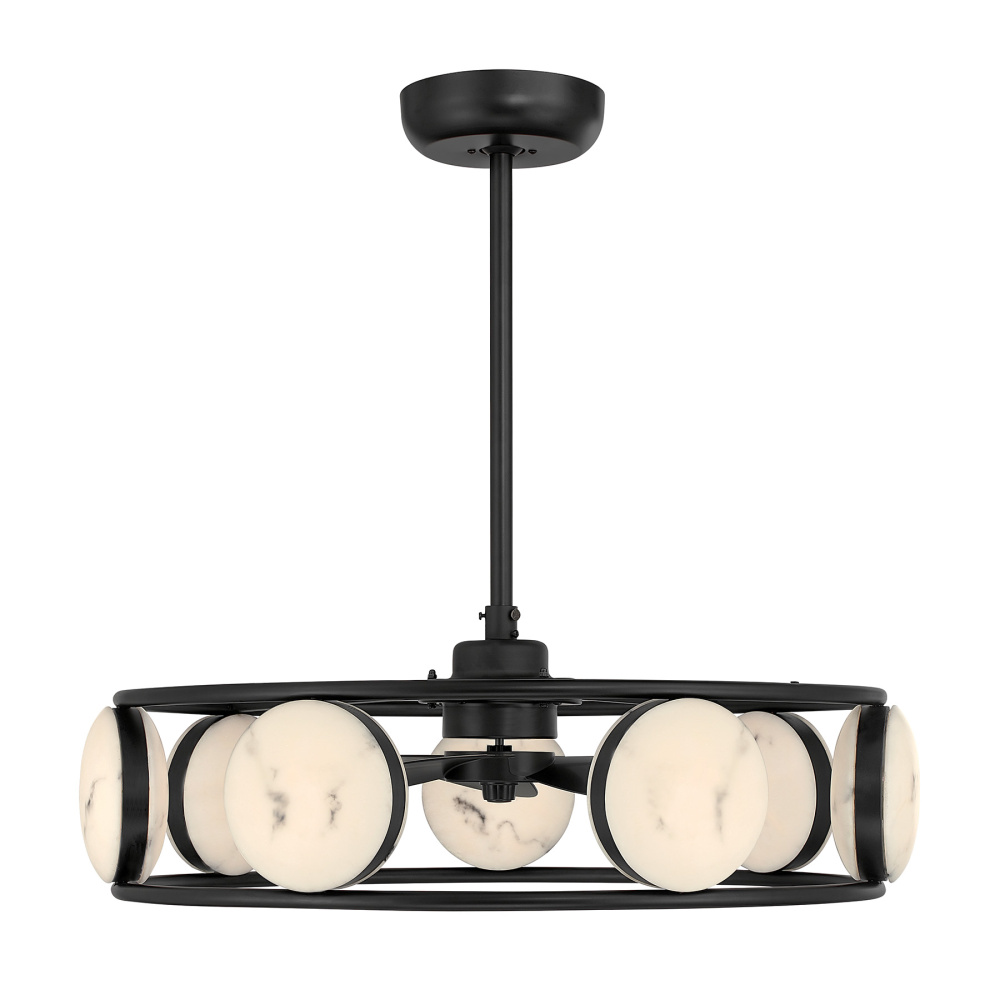 Castra LED Fan D'Lier in Matte Black