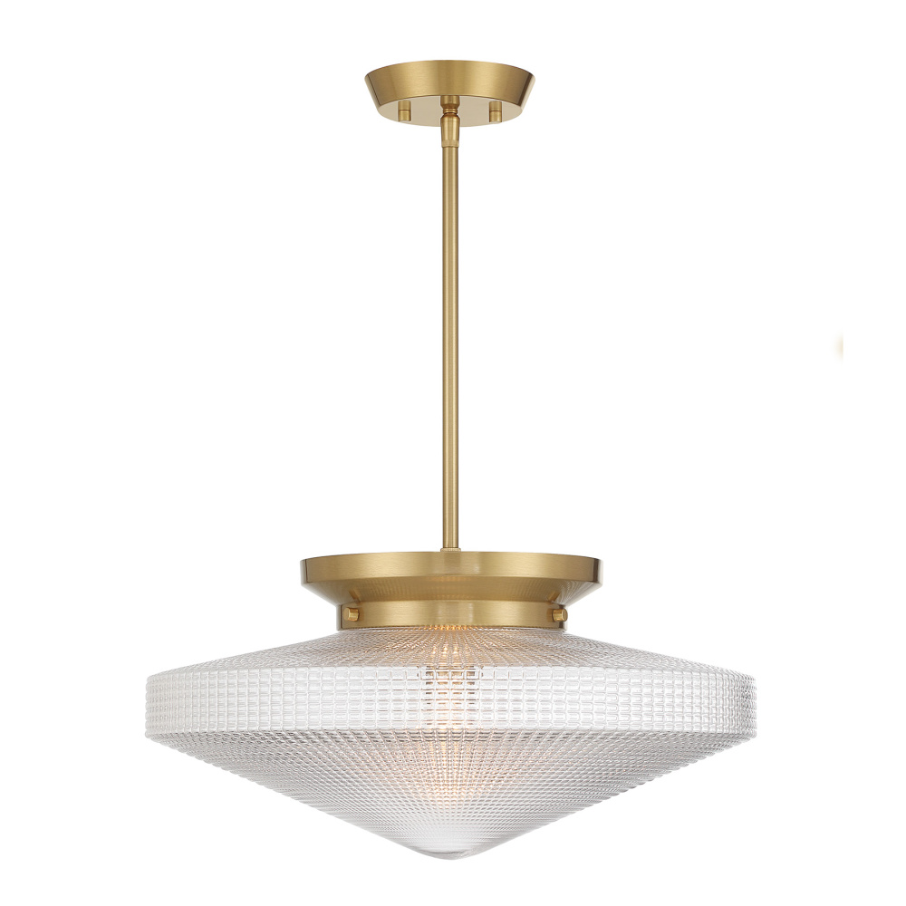 Norwich 1-Light Convertible in Warm Brass