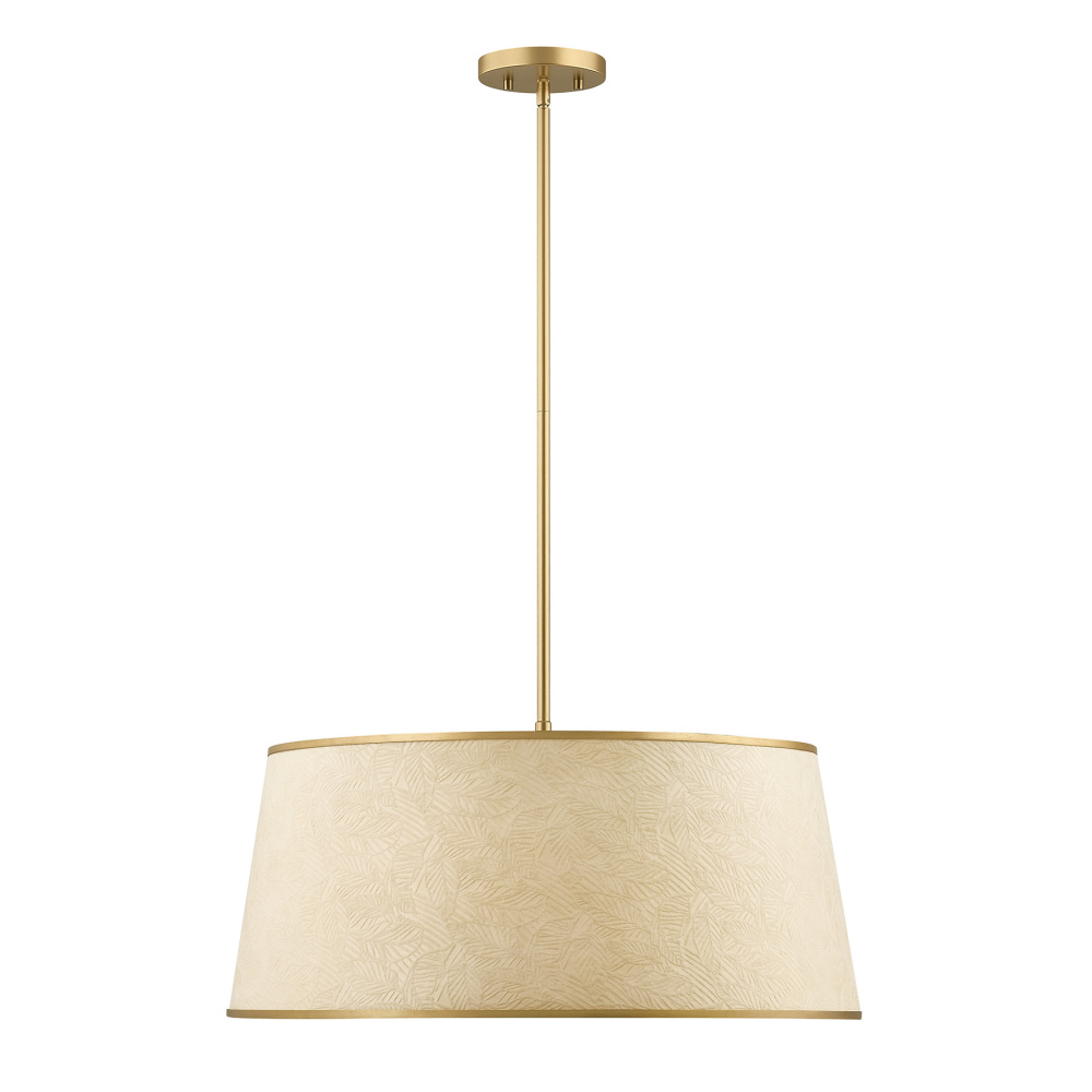 Sombra 6-Light Pendant in Spun Gold by Breegan Jane