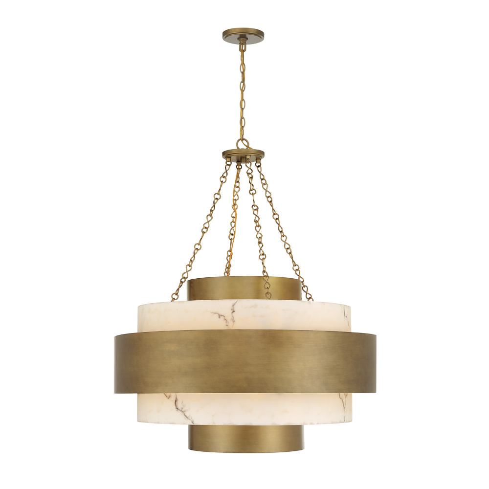 Davenport 8-Light Pendant in Antique Patina