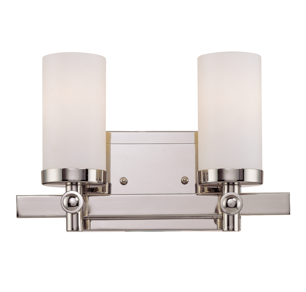 9-1027-1-109 Savoy House Manhattan 1 Light Sconce in Polished Nickel 