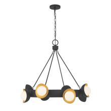 Savoy House 1-2411-8-343 - Pierson 8-Light Chandelier in Black Cashmere and True Gold