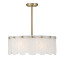 Savoy House 6-9801-4-127 - Ashton 4-Light Convertible in Noble Brass