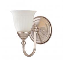 Savoy House 8-1062-1-SN - Brunswick 1-Light Bathroom Vanity Light in Satin Nickel