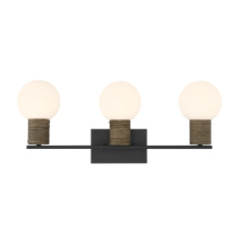 Savoy House 8-4081-3-BK - Jarrell 3-Light Bathroom Vanity Light in Matte Black