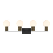 Savoy House 8-4081-4-BK - Jarrell 4-Light Bathroom Vanity Light in Matte Black